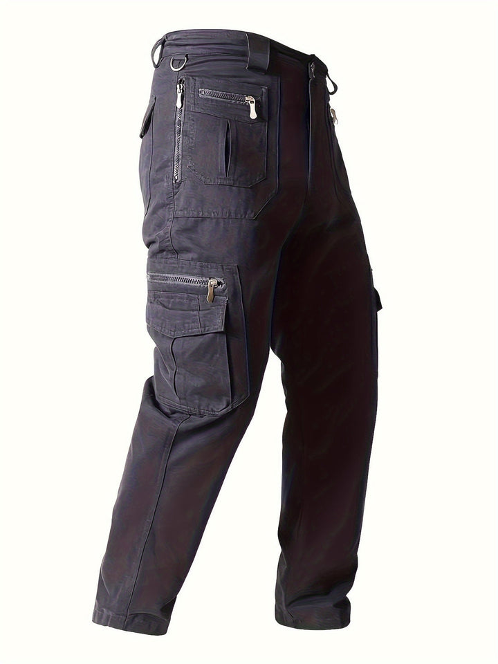 Heren Cargo Broek | 100% Katoen | Multi-zakken Ontwerp | Casual & Comfortabel voor Outdoor