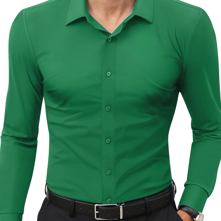 Heren Shirt | Slimfit | Lange Mouw | Zomer