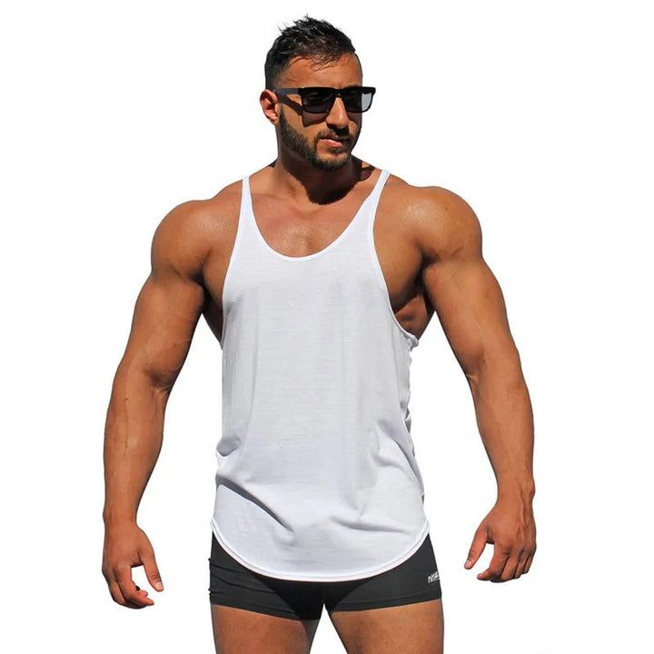 Heren Top | Athletic | Mouwloos Ronde Hals | Zomer
