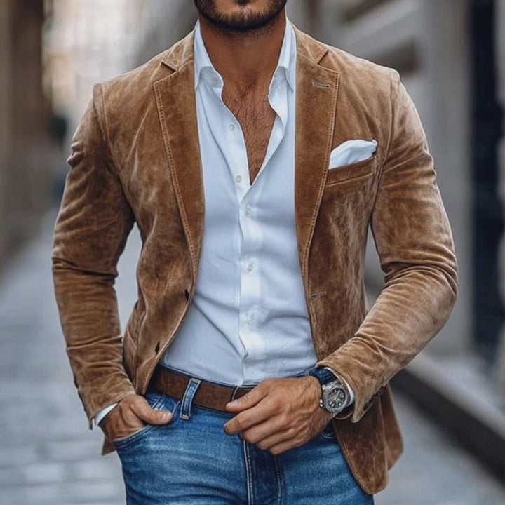 Heren Blazer | Getailleerd | Lange Mouw | Herfst