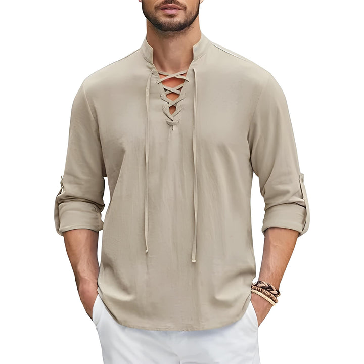 Heren Shirt | Straight Elegant | Vetersluiting | Zomer