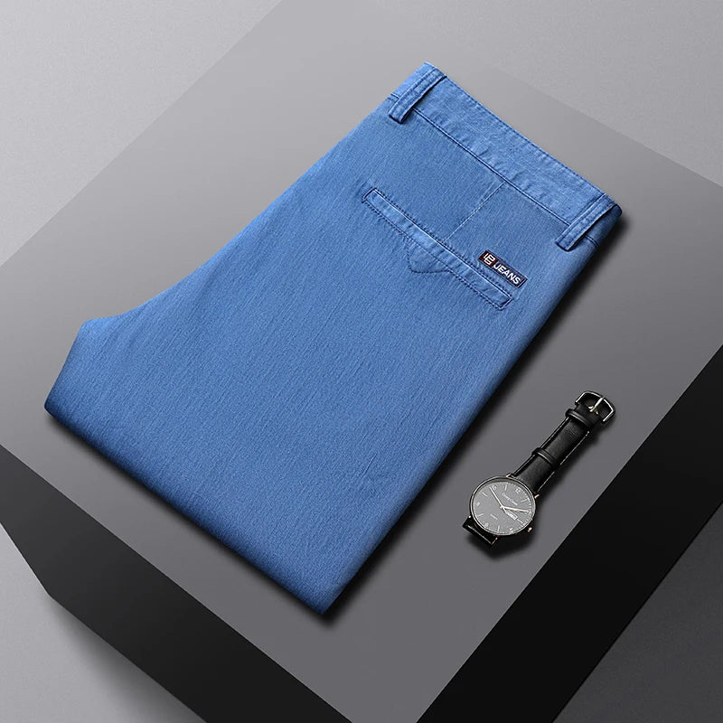 Heren Spijkerbroek | Hoge Taille | Losse Pasvorm | Jeans