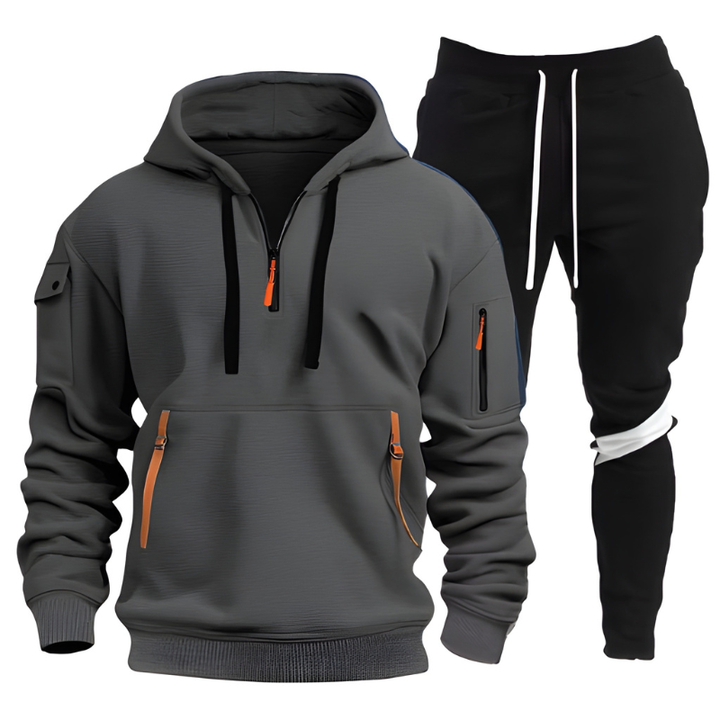 Heren set | Sportieve Hoodie & Joggingbroek | Functioneel & Warm | Winter Kleding