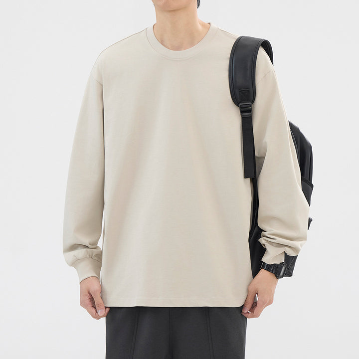 Heren T-shirt | Premium Katoen | Lange Mouwen | Casual & Ademend | Lente