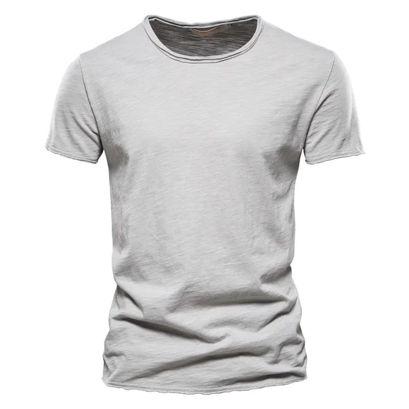 Heren T-shirt | Slim Fit Pasvorm | Ademend Katoen | Korte Mouw | Casual Top