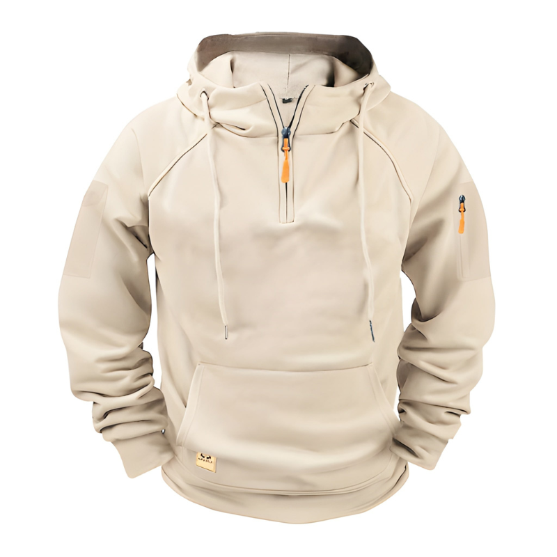 Heren Hoodie | Losse Pasvorm & Halve Rits | Comfortabel & Functioneel Kleding