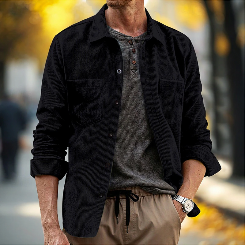 Heren Overhemd | Tijdloze Elegantie & Comfort | Knoopsluiting | Stijlvolle Kleding