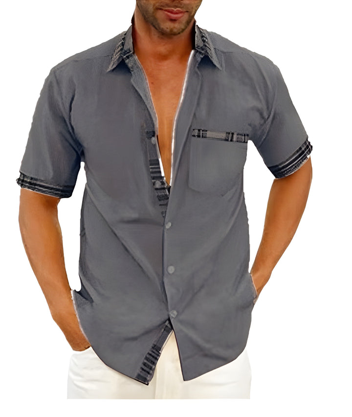Heren Overhemd | Korte Mouwen & Stijlvol | Voor Elke Gelegenheid | Comfort Fit