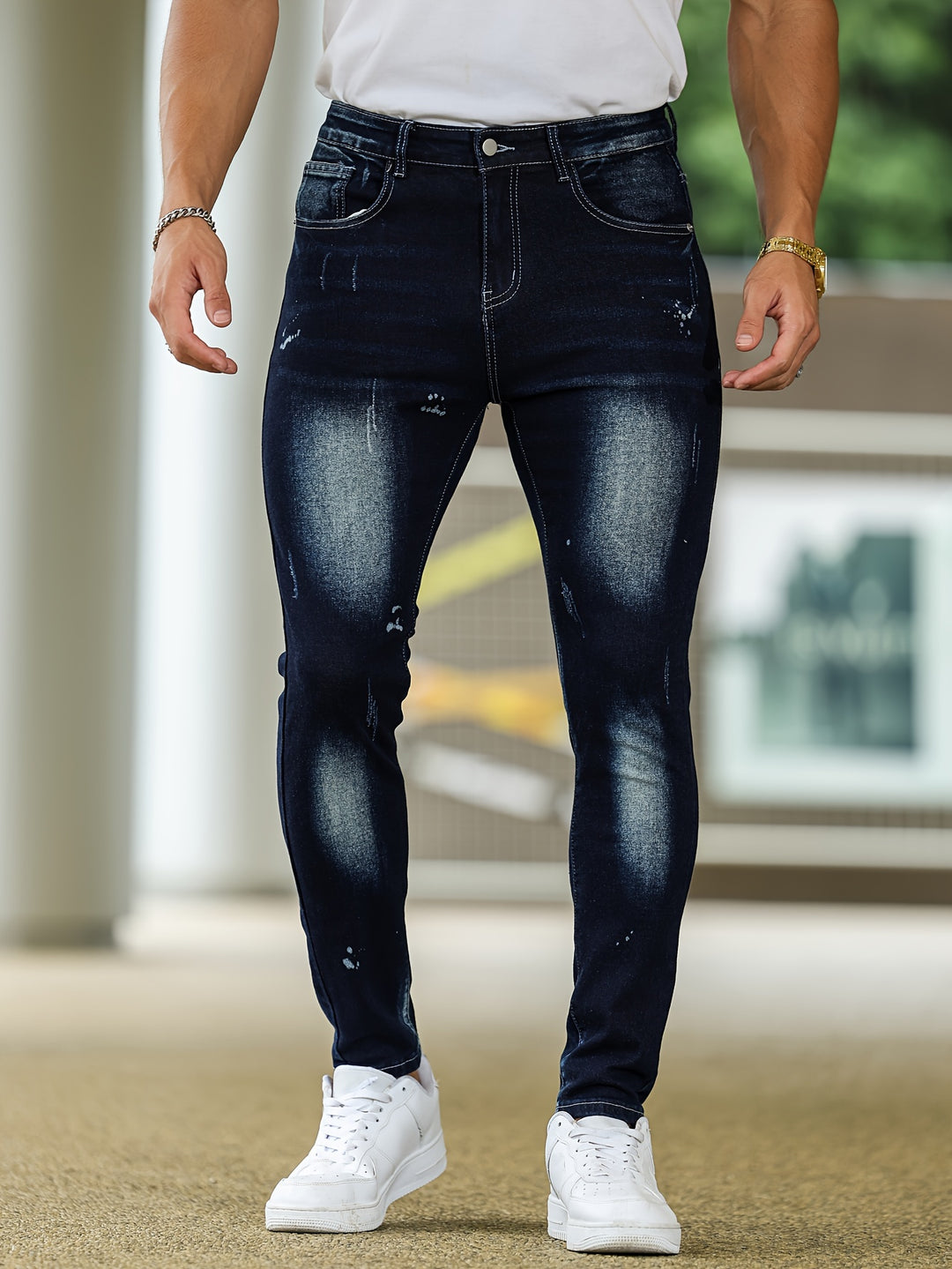 Heren Jeans | Trendy Denim | Stretch & Gewassen Look voor Een Moderne Stijl