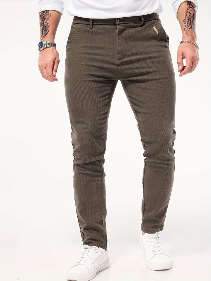 Heren Broek | Slim-Fit & Stretch | Katoenmix & Comfortabel | All-Season