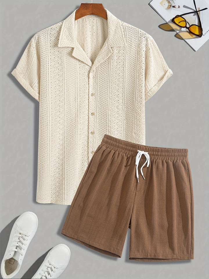 Heren Set | Straight | Met Knoopjes | Zomer