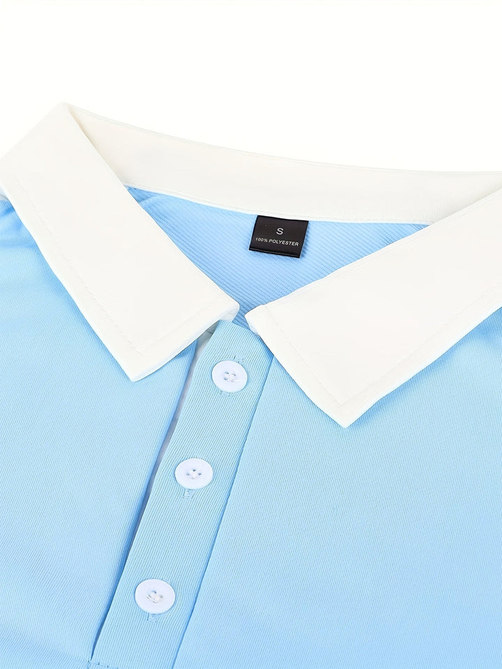 Heren Shirt | Kleurblok Design & Modieuze Kraag | Comfortabel Gebreid