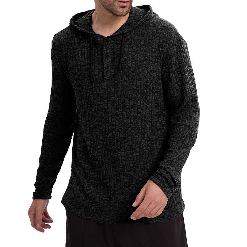 Heren Overhemd | Stretch & Kleurblokken | Capuchon & Knoopdetail | Casual & Sportief