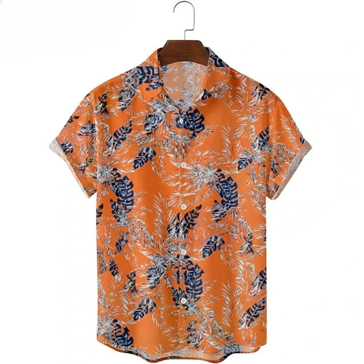 Heren Shirt | Elegant | Bloemenprint | Korte Mouw | Zomer