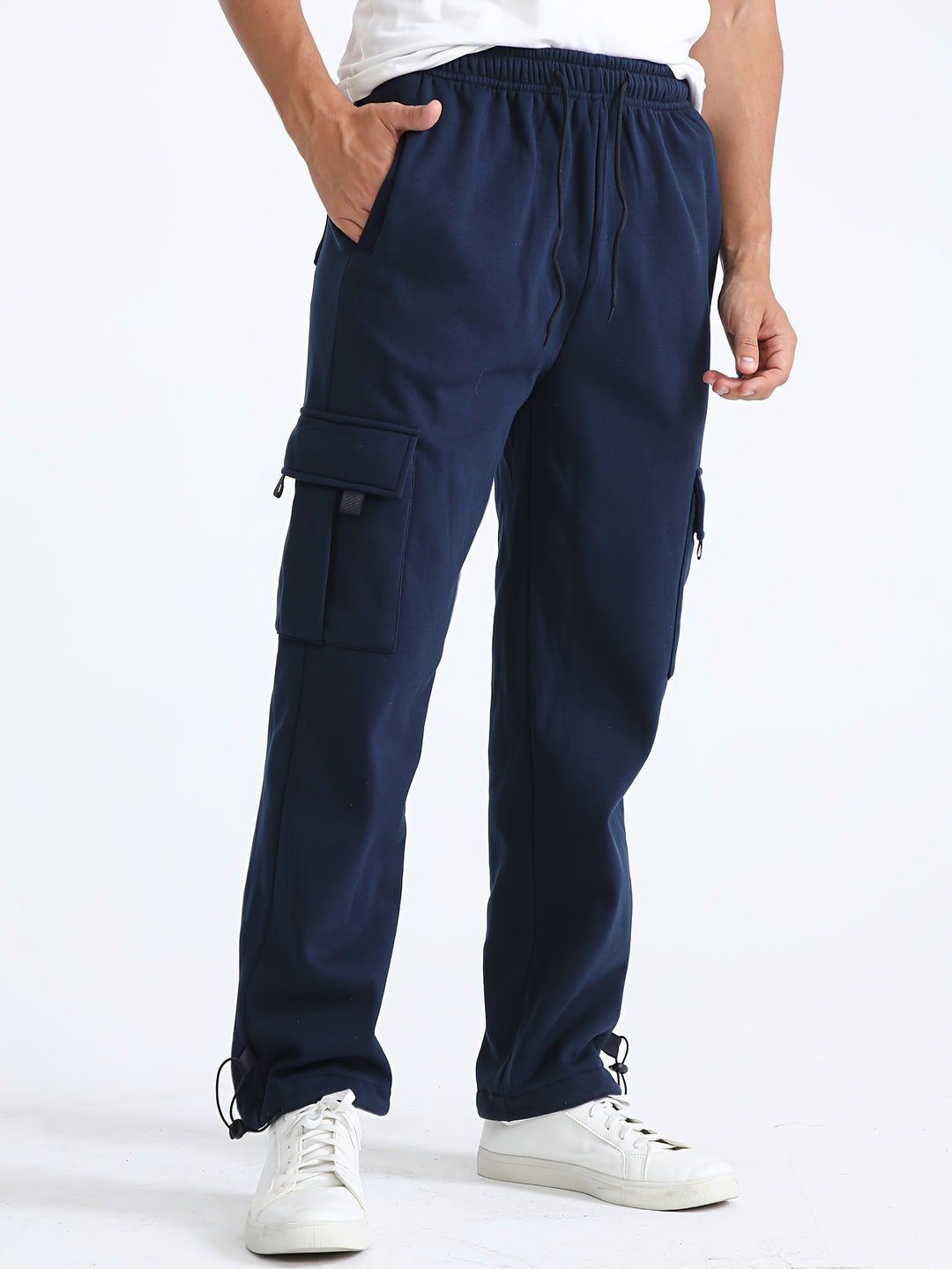 Heren Cargo Broek | Loose Fit | Multi-Zakken | Streetwear & Werk