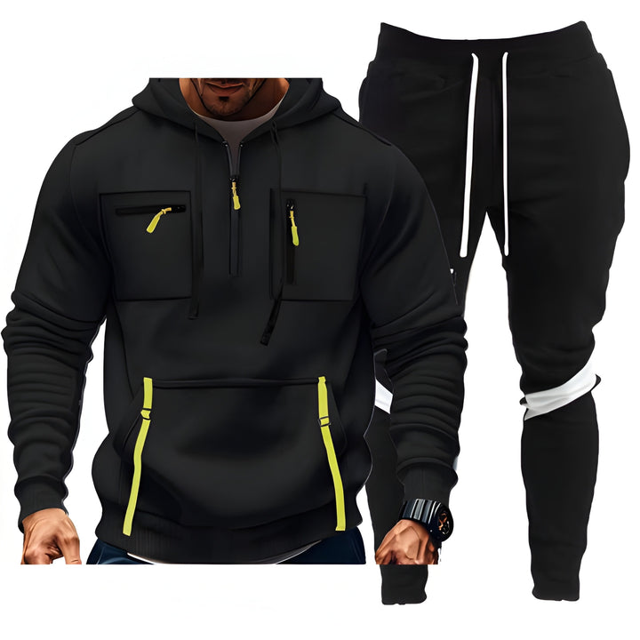 Heren Trainingspak | Sportieve Hoodie & Joggingbroek | Comfortabel & Functioneel Kleding