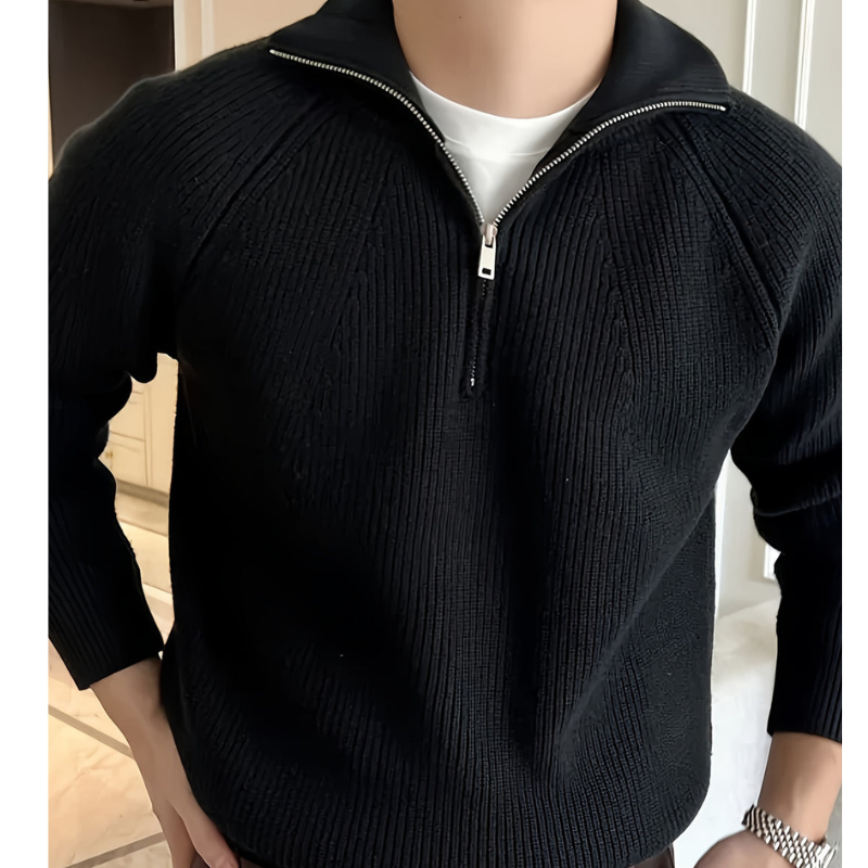 Truien Heren | Chunky Knit | Half Zip | Klassiek Design