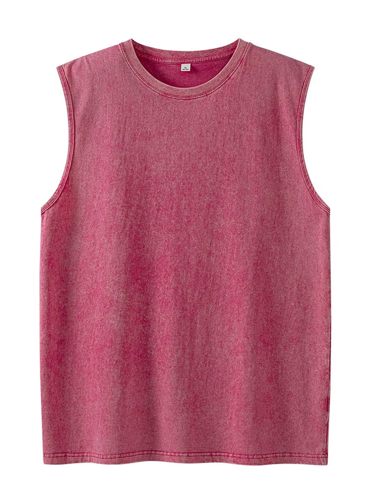 Heren Top | Mouwloze Top | Ronde Hals | Zomer