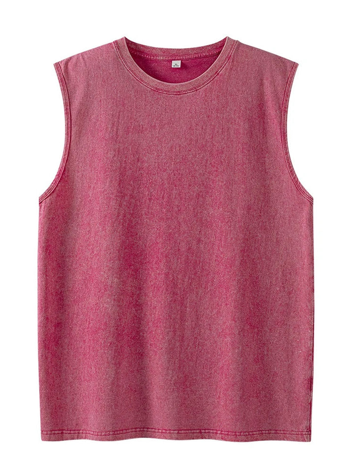 Heren Top | Mouwloze Top | Ronde Hals | Zomer