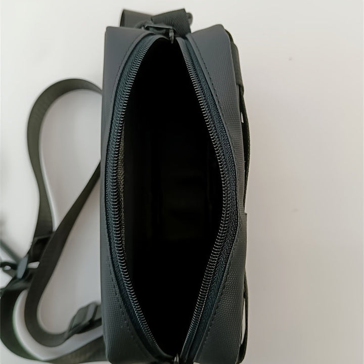 Heren Schoudertas | Compacte Crossbody & Telefoontas | Lichtgewicht & Reisklaar | Zwart