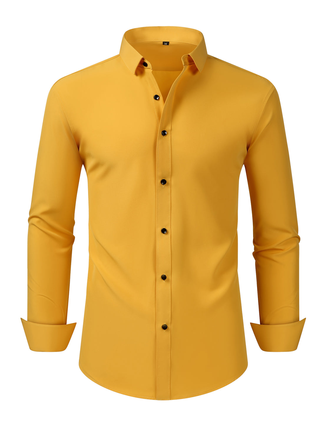 Heren Overhemd | Lange Mouwen & Reverskraag | Ademend & Comfortabel | Polyester