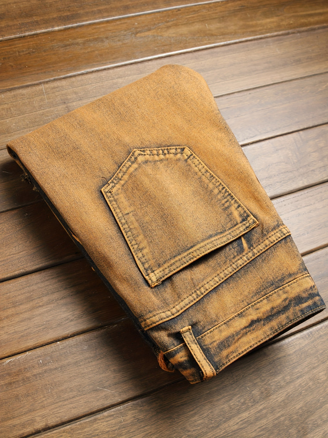 Heren Jeans | Gescheurd & patch-ontwerp | Streetstyle-trend | Ombre-denim