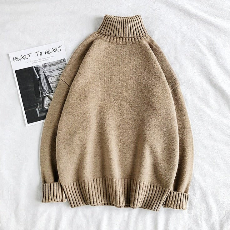 Truien Heren | Gebreide Casual Coltrui | Losse & Warm