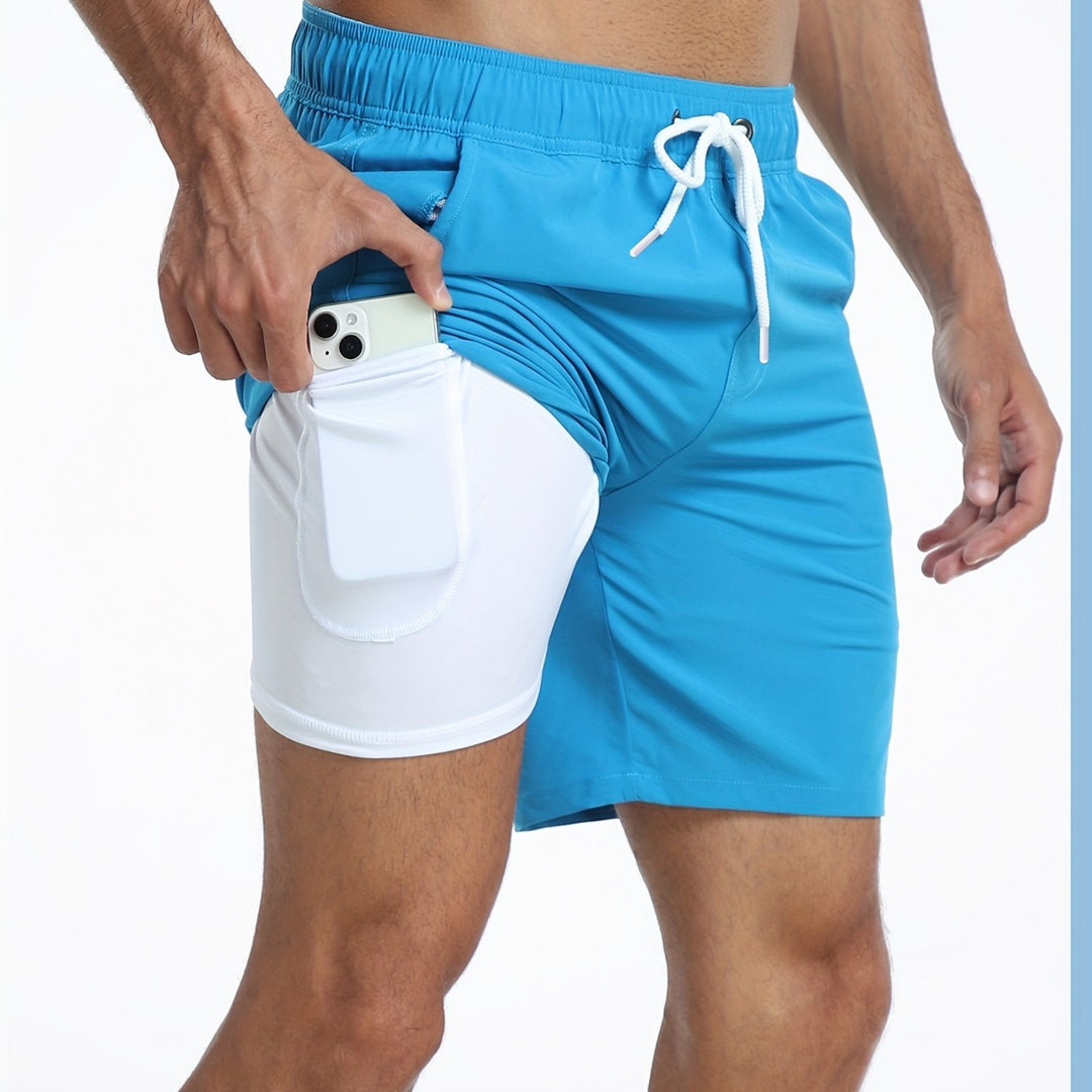 Heren Strandshort | Sneldrogend & Lichtgewicht | Ademend Comfort voor Zomer & Sport