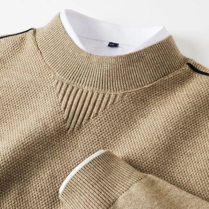 Heren Trui | Slimfit | Lange Mouw | Retro
