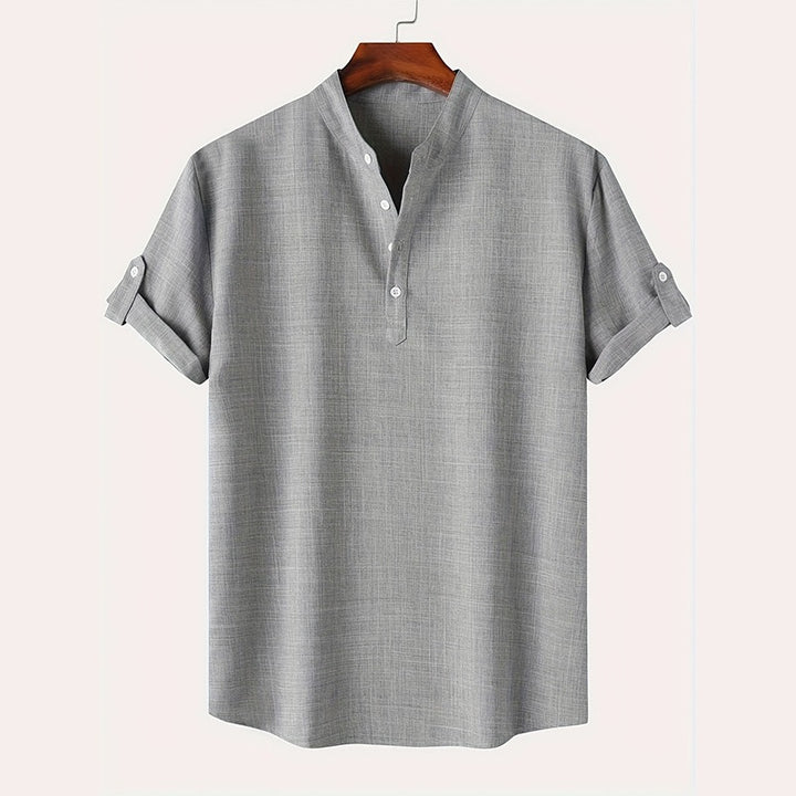 Heren Henley-Shirt | Lichtgewicht & Ademend | Casual Zomerstijl