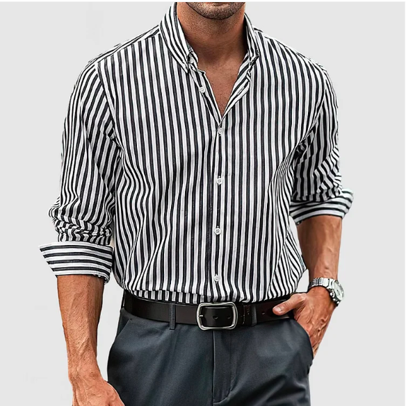 Heren Shirts | Slimfit | Met Knoopjes | Zomer