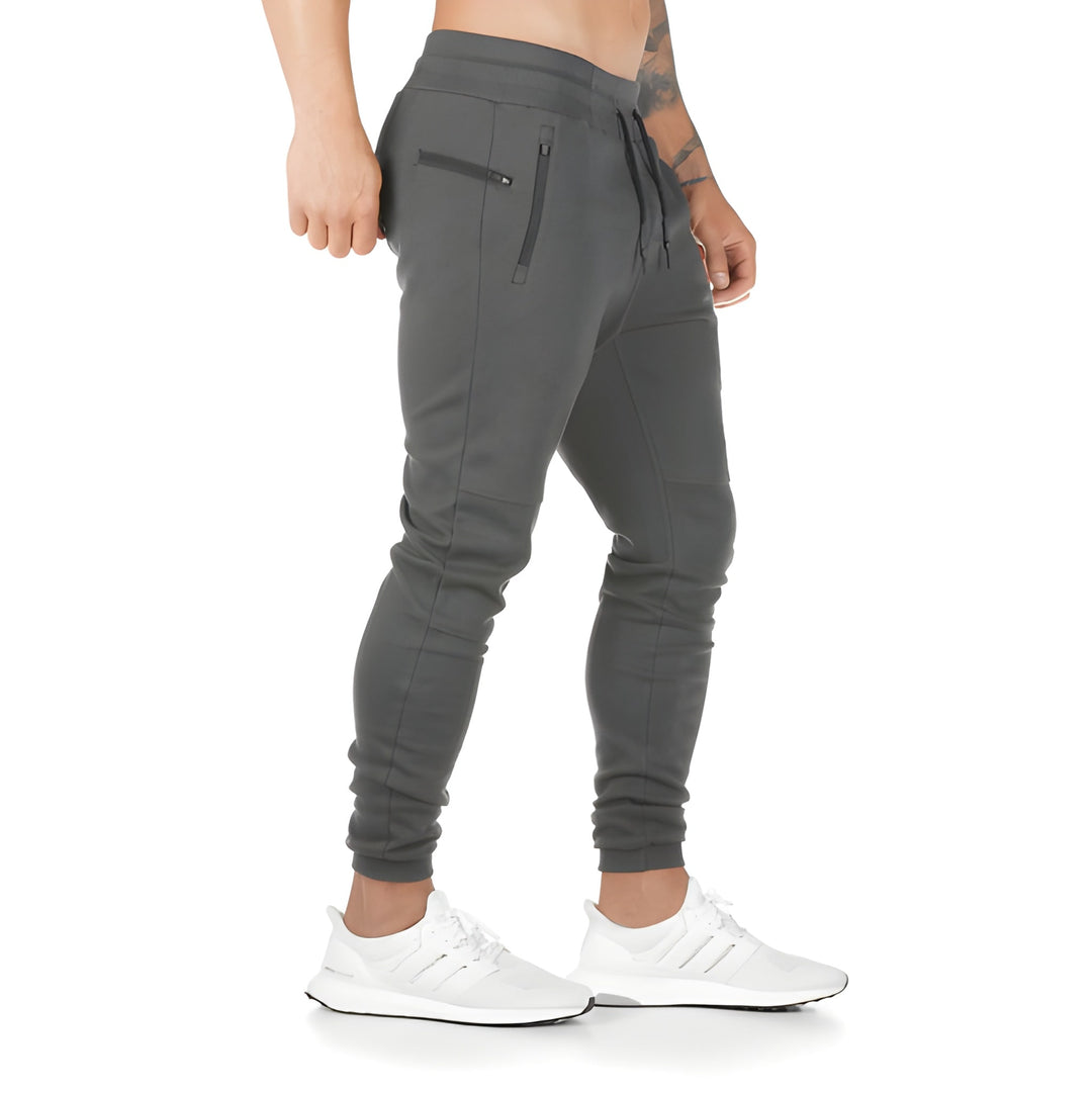 Heren Joggingbroek | Lichtgewicht & Ademend | Met Ritszakken & Trekkoord