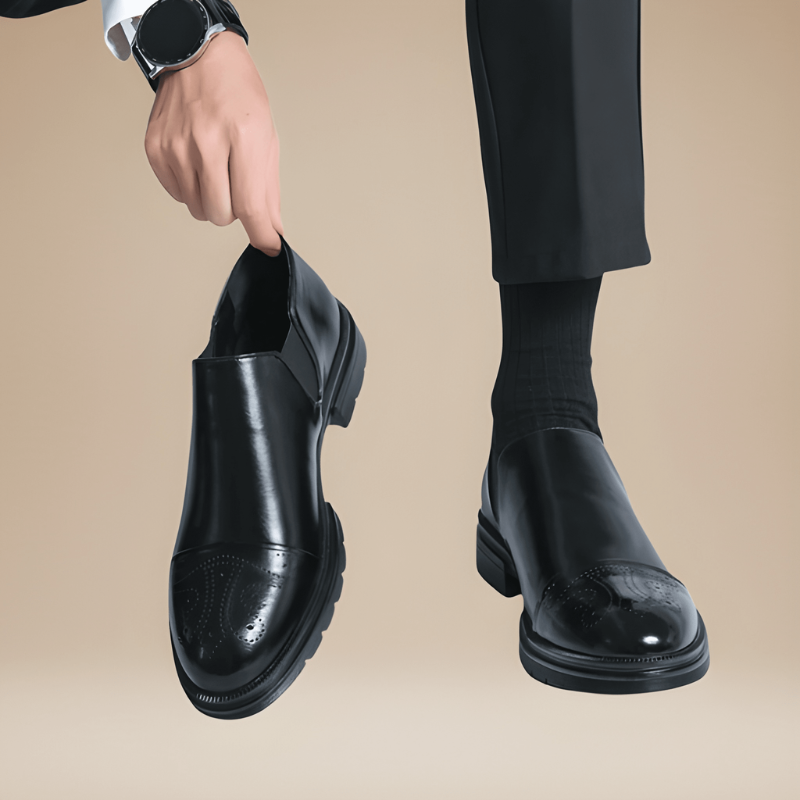 Laarzen Heren | Instappers Met Decoratieve Neus | Stijlvolle Schoenen