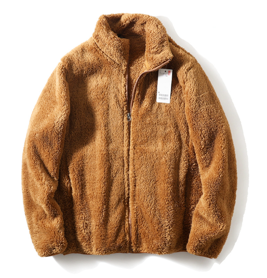 Winterjas Heren | Warme Jas met Bontvoering | Ritssluiting & Opstaande Kraag