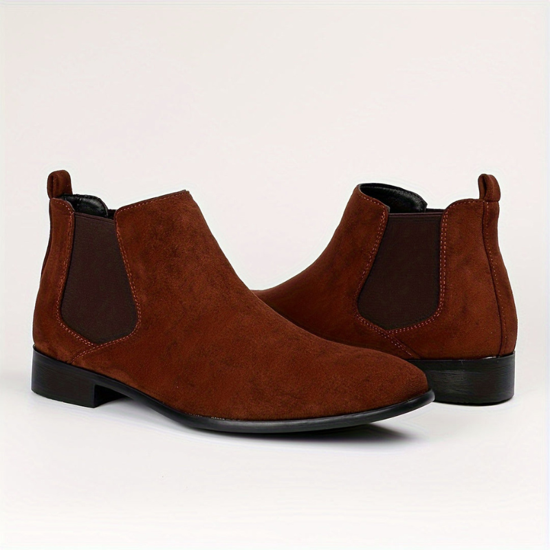 Laarzen Heren | Elastische Enkellaarzen | Slip-On & Antislip Zool | Schoenen Heren
