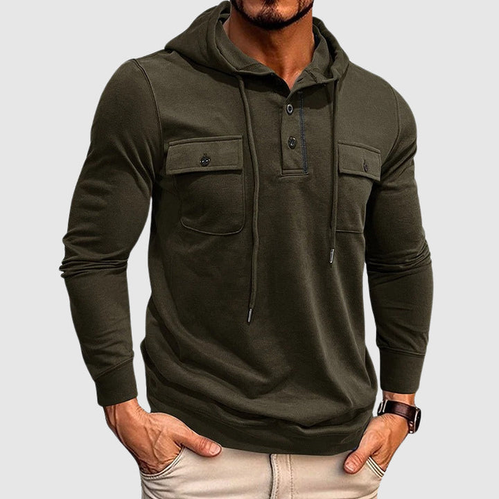 Moderne Hoodie voor Mannen met Uitzonderlijke Warmte en Onderscheidende Stijl | Wouter