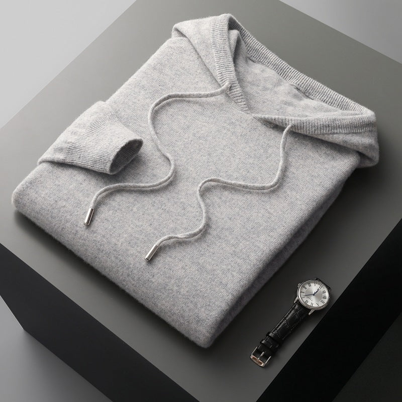 Premium kasjmier Hoodie met trekkoorden voor ongeëvenaarde stijl | Tobias