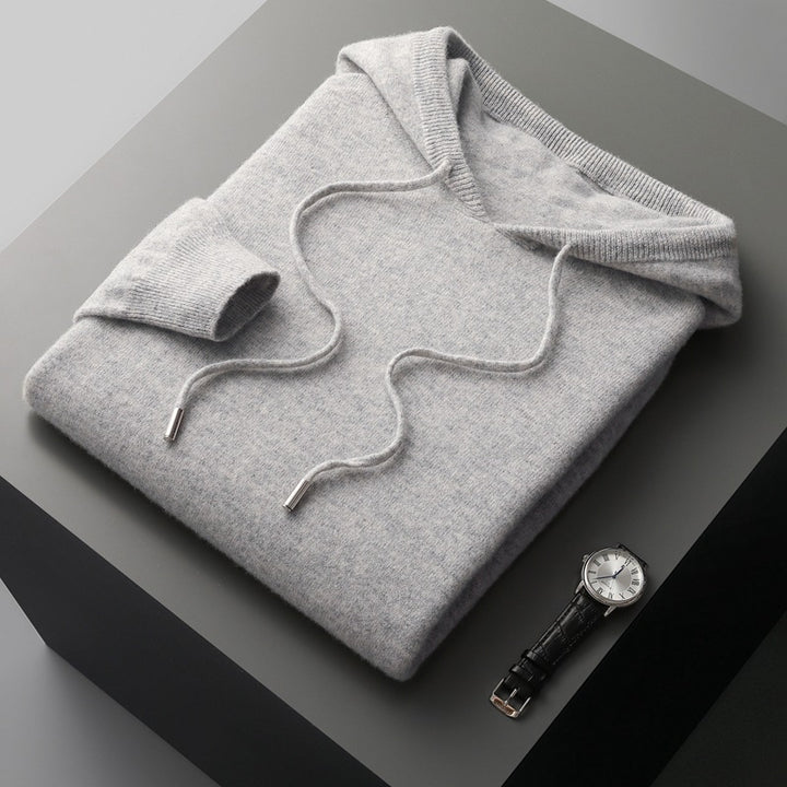 Premium kasjmier Hoodie met trekkoorden voor ongeëvenaarde stijl | Tobias