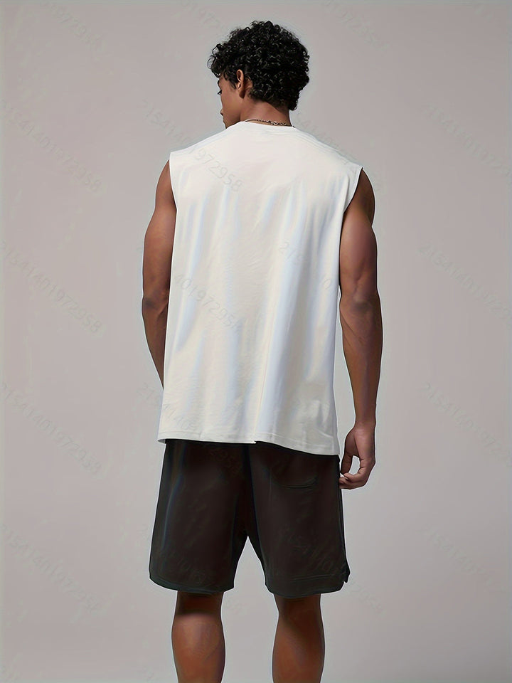 Heren Tanktop | Mouwloos & Lichtgewicht | Effen Design | Zomer Casual