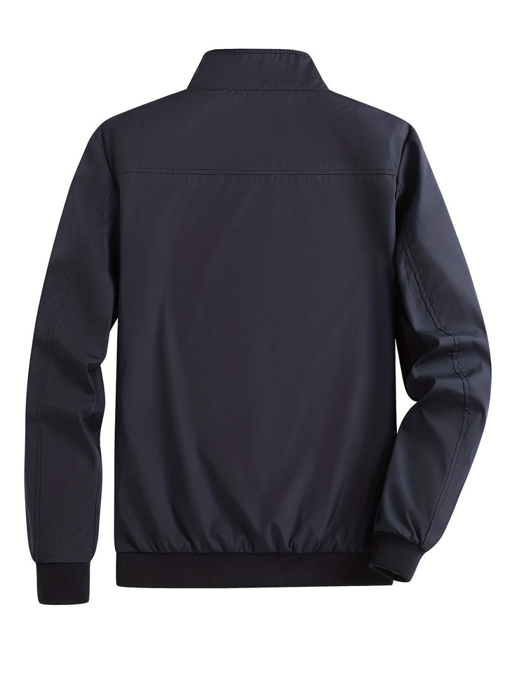 Heren Windjack | Lichtgewicht & Ademend | Ritssluiting & Opstaande Kraag | Outdoor & Sport