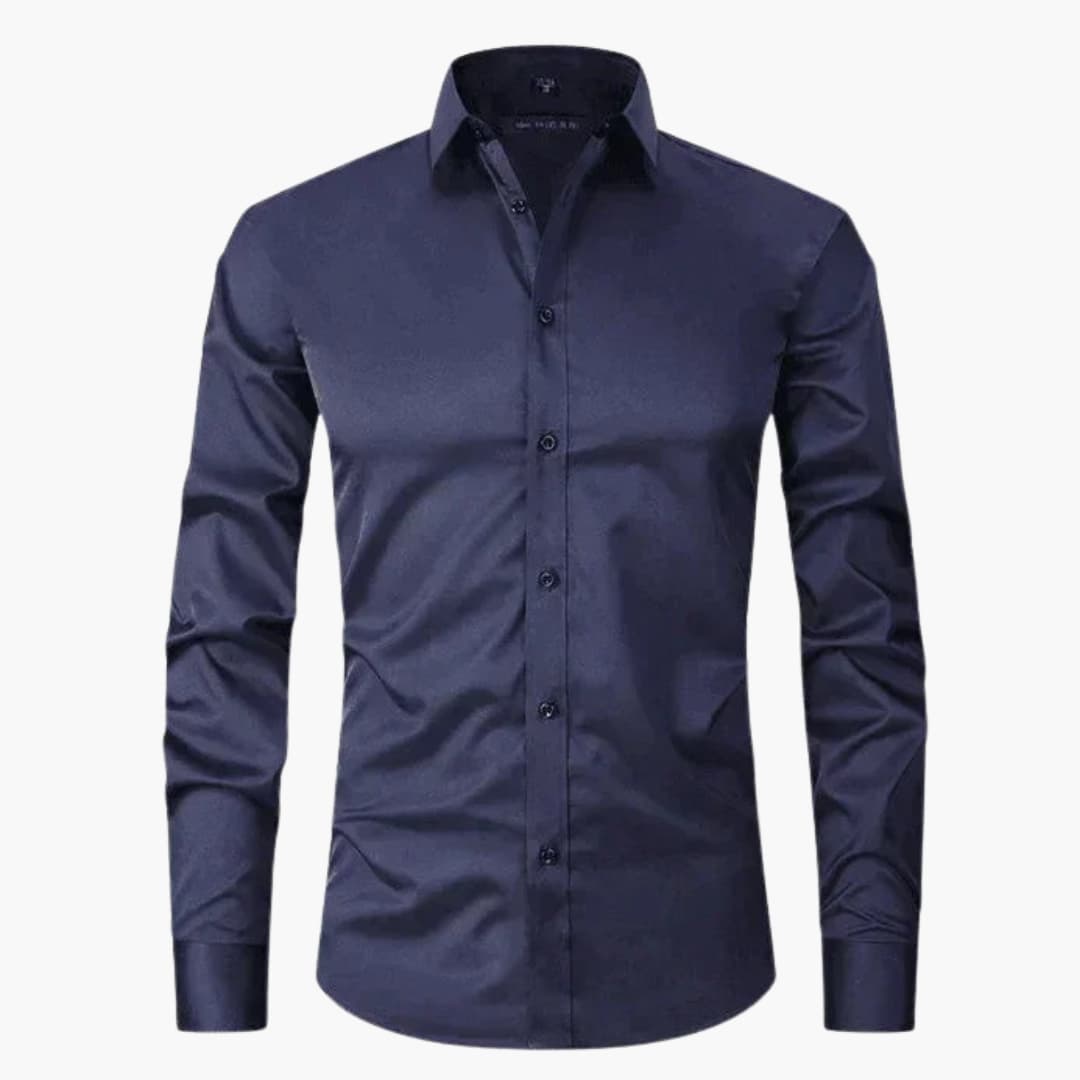 Heren Shirt | Slimfit | Lange Mouw | Zomer