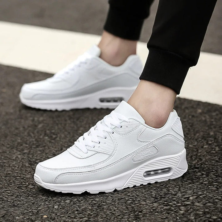 Sneakers Heren | Witte Wandelschoenen | Antislip & Ademend