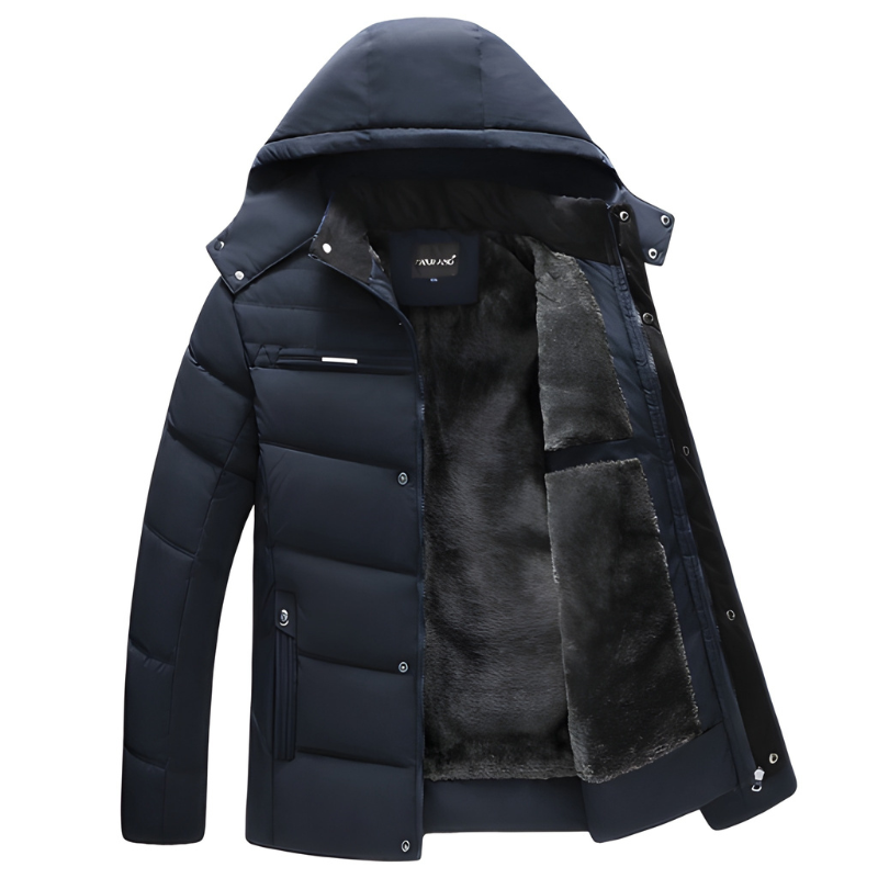 Winterjas Heren | Met Capuchon | Warme & Dikke Voering