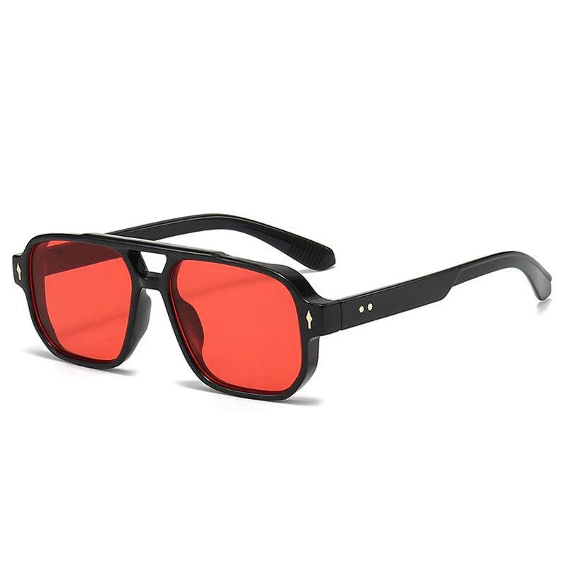 Heren Zonnebril | Oversized | Vierkant Montuur | Zomer