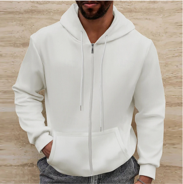 Winterjas Heren | Hoodie Met Rits | Casual & Comfortabel