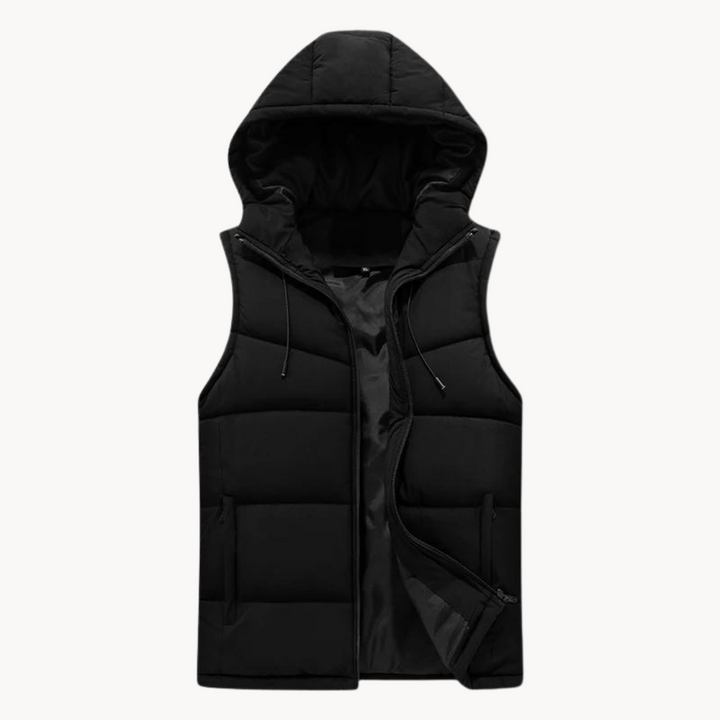 Heren Bodywarmer | Hooded Vest Heren | Comfortabel & Casual Elegantie