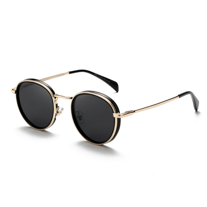 Heren Zonnebril | Ronde Vorm | 100% UV-Bescherming | Tijdloos Design