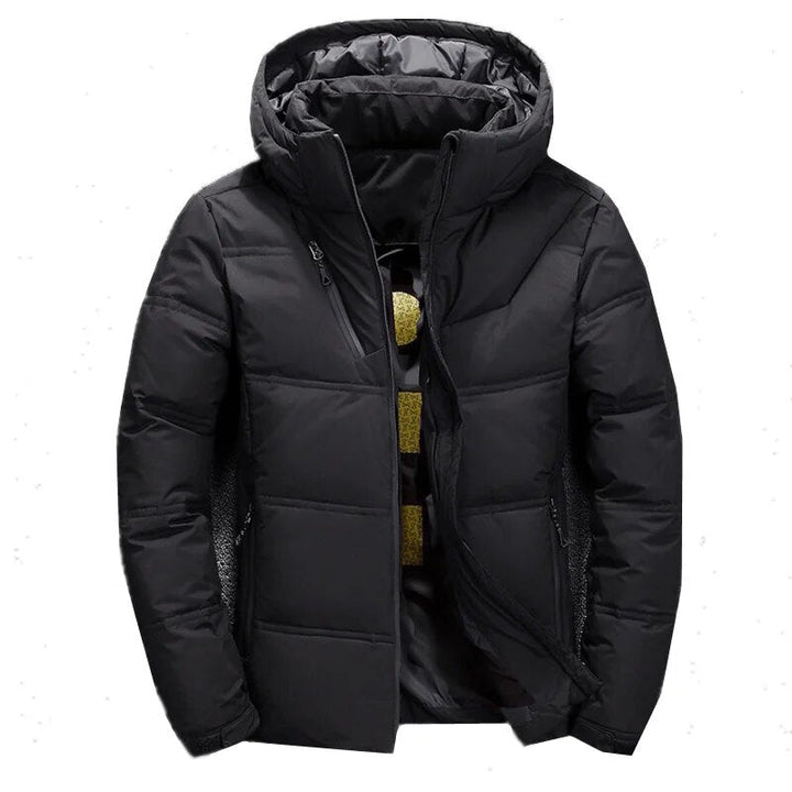 Winterjas Heren | Dikke capuchon Ski Jas | Warm & Casual