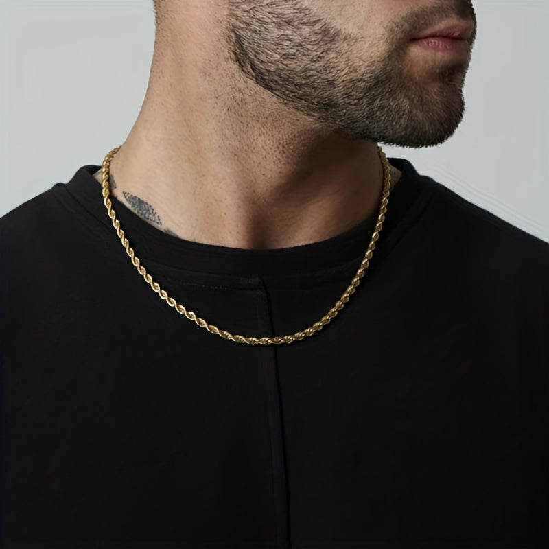 Heren Ketting | Hiphop Design | Verguld & Modieus | Roestvrij Staal