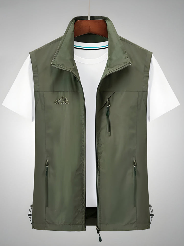 Vest Heren | Waterdicht & Mouwloos | Met Ritssluiting & Zakken